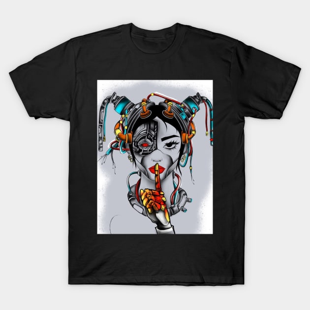 Robot girl T-Shirt by BSKR